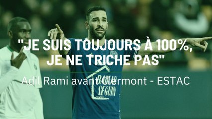 "Je suis toujours à 100%, je ne triche pas"