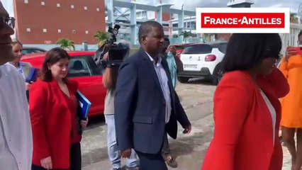 Elisabeth Moreno se rend au débat de l'entre-deux-tours