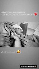 Jade Lagardère et Livia réunies juste après l'accouchement