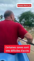 Zones inondées Guadeloupe - 30/04/2022