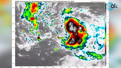 Trayectoria del huracán Earl, que podría afectar así a España