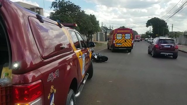 Motociclista tem lesões graves após acidente no Parque São Paulo