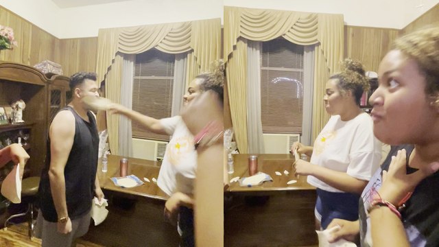 This tag-team Tortilla Slap challenge attempt is CHAOTICALLY fun