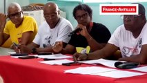 Rencontre collectif lutte contre obligation vaccinale avant visite Jean-François Carenco