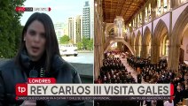 Carlos III culminó en Gales su gira por Reino Unido 