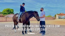 Projeto de Equoterapia trata pacientes com necessidades especiais