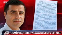 Demirtaş'tan 'ortak aday' mektubu: Ortak aday olmaktan dolayı onur duyarım ama malum sebeplerden dolayı şimdilik ben değilim