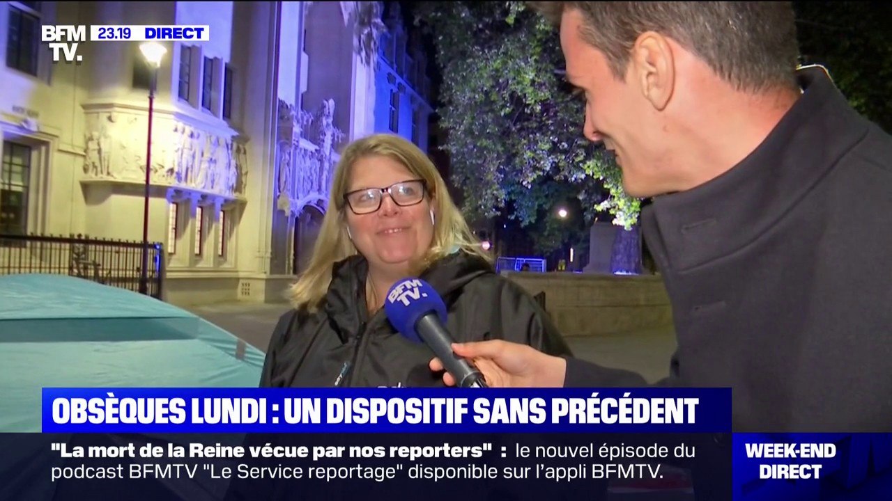 Cette Canadienne va dormir trois nuits près de l'abbaye de Westminster pour pouvoir assister aux funérailles d'Elizabeth II