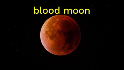 Why does the moon turn blood red during a lunar eclipse_