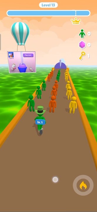 giant rush 3d mobile game level 13 - 14