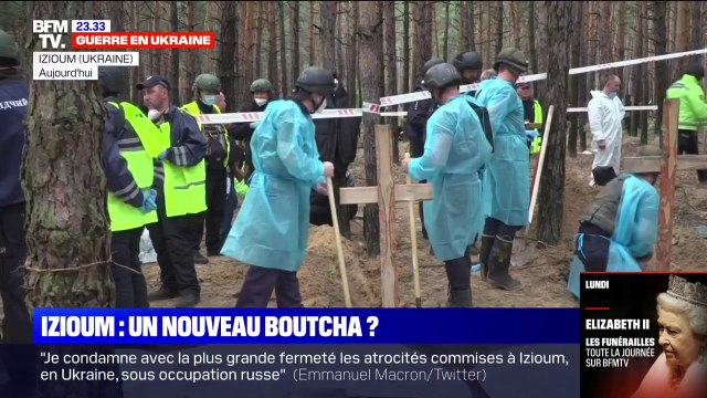 Ukraine: des centaines de tombes découvertes près d'Izioum