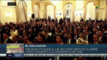 Presidente de El Salvador anuncia intenciones de reelección en comicios de 2024