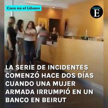 Caos en el #Líbano: ahorristas armados saquean bancos para recuperar su dinero tras corralito