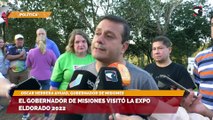 El Gobernador de Misiones visitó la Expo Eldorado 2022