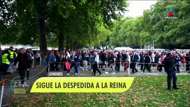 Británicos hacen filas kilométricas para despedir a la reina Isabel II