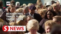 Former England star David Beckham pays tribute to “caring’ queen