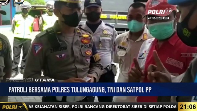 Polres Tulungagung Patroli Antisipasi Penimbunan BBM Dan Kriminalitas Dampak Kenaikan Harga BBM