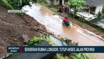Hujan Deras Buat Senderan Rumah Setinggi 6 Meter di Karangasem Bali Longsor!