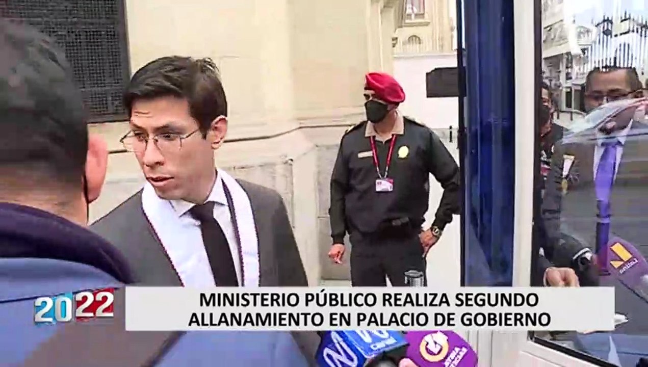Caso Yenifer Paredes: Fiscalía llegó a Palacio de Gobierno para incautar cámaras de seguridad