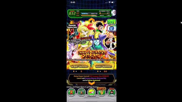 DBZ Dokkan Battle: (2020) Halloween Dokkan Festival Banner Summons