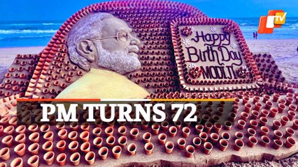 WATCH | Sand Artist’s Special Wishes On PM Narendra Modi’s Birthday