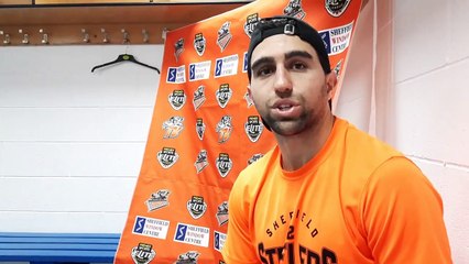 Daniel Ciampini post Cardiff pre Guildford games, for Sheffield Steelers