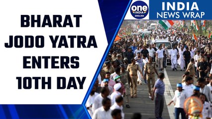 下载视频: Congress' Bharat Jodo Yatra led by Rahul Gandhi enters 10th Day | Oneindia News *News