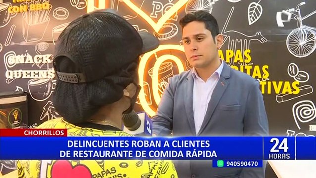 Chorrillos: Cámaras captan a delincuentes ingresando a restaurante y asaltando a clientes
