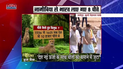 Cheetah Breaking : दशकों बाद चीते भारत की धरती पर लौटे- पीएम मोदी