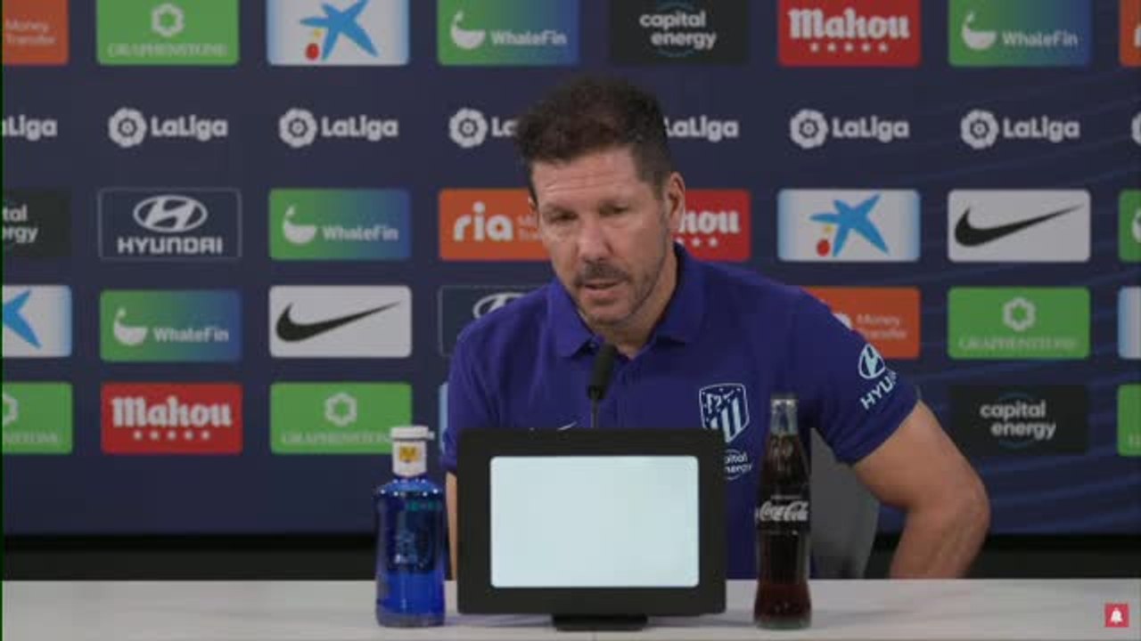 Simeone: "El Real Madrid tiene la costumbre de estar siempre cerca de ganar"