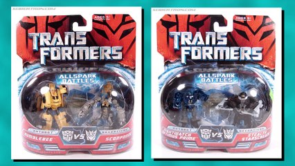 Transformers - "Movie: Allspark Battles" Cliffjumper vs Recon Barricade Review