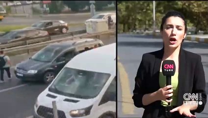 E-5'in ortasında "baltalı kavga"