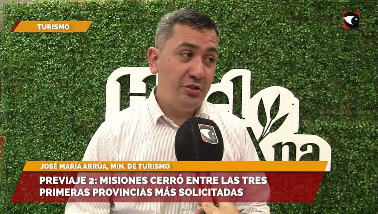 Previaje 2: Misiones cerró entre las tres primeras provincias más solicitadas
