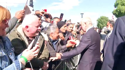 King and Prince of Wales meet people in lying-in-state queue