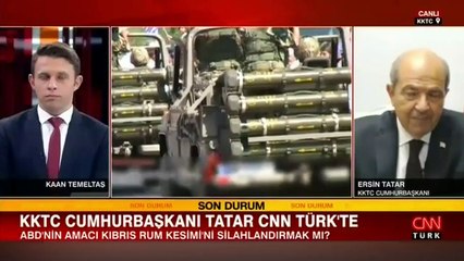 KKTC Cumhurbaşkanı Ersin Tatar'dan ABD'nin kararına tepki