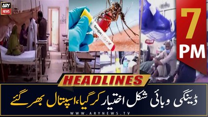 ARY News Headlines | 7 PM | 17th September 2022