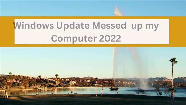 Windows Update Messed +151O-37O-1986 up my Computer 2022 - Call For Tech Help