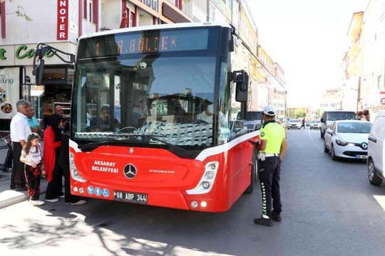 Aksaray 3. sayfa haberleri... Aksaray'da toplu taşıma araçları denetleniyor