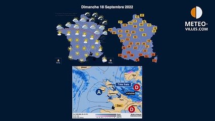 prévisions météo du samedi 17 septembre 2022