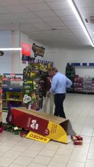 Un activiste flamand sème la pagaille dans un Lidl de Knokke-Heist