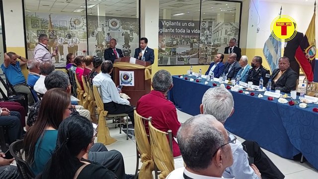 CON LA PRESENCIA DEL GOBERNADOR DEL GUAYAS LOS JUBILADOS DE LA CTE CELEBRARON LOS 34 AÑOS DE FUNDACIÓN