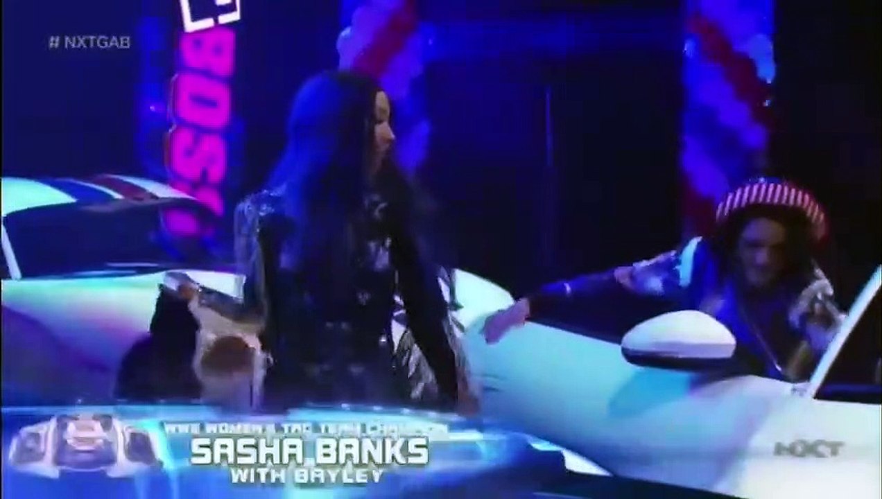 Sasha Banks Entrance - NXT The Great American bash