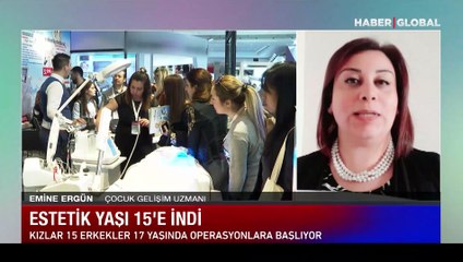 Estetik yaşı 15'e indi!