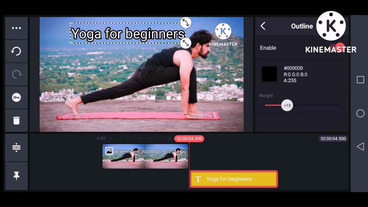 thumbnail creating procedure from kinemaster