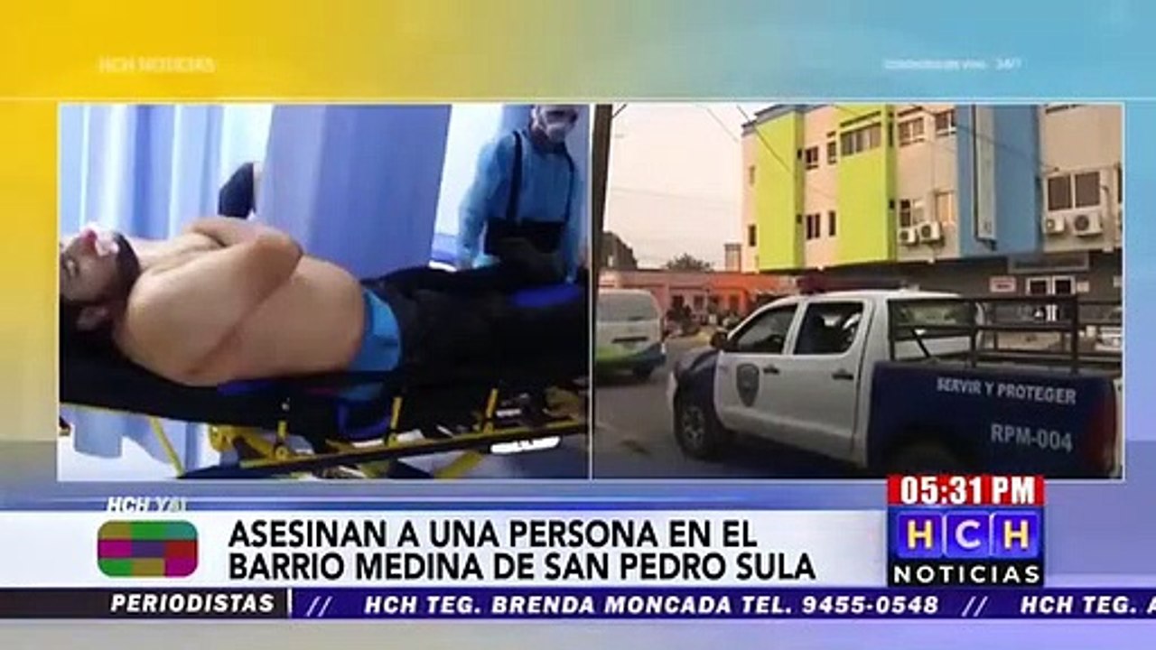 Se reporta la muerte de una persona en el barrio Medina de SPS