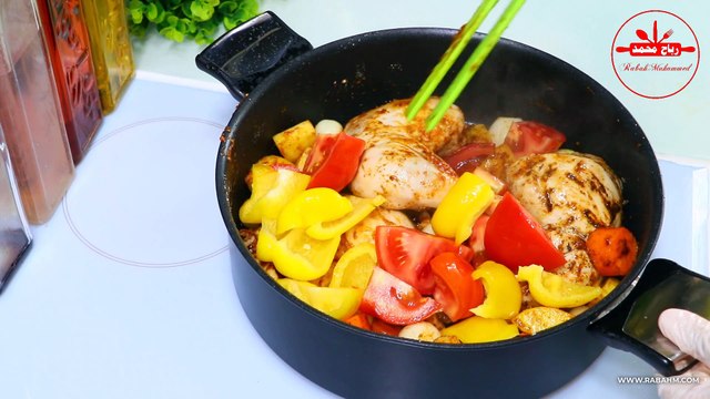 وجبة المطاعم التركية بالدجاج والبرغل غداء فخم وطيب بطريقة سهلة وسريعة مع رباح محمد