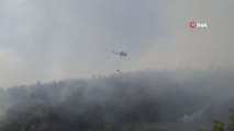 Son dakika haberleri! Balıkesir'deki yangına havadan ve karadan müdahale sürüyor
