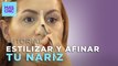 Tutorial: AFINA tu NARIZ para que luzca mas ARMONIOSA y ESTILIZADA | Maquillaje para fiestas con Diana Henao | Mas Chic