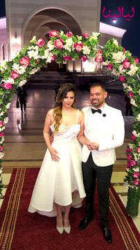 عقد قران الإعلامية شيماء البهنساوي-الإعلامية شيماء البهنساوي وزوجها في لقطات من جلسة التصوير الخاصة بعقد قرانهما