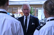 King Charles III met with emergency services workers involved in the preparations, delivery and policing of Queen Elizabeth's State Funeral on Saturday morning